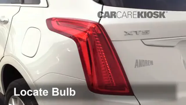 2018 Cadillac XT5 Premium Luxury 3.6L V6 Luces Luz trasera (reemplazar foco)